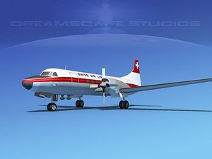 Convair CV-580 Swissair