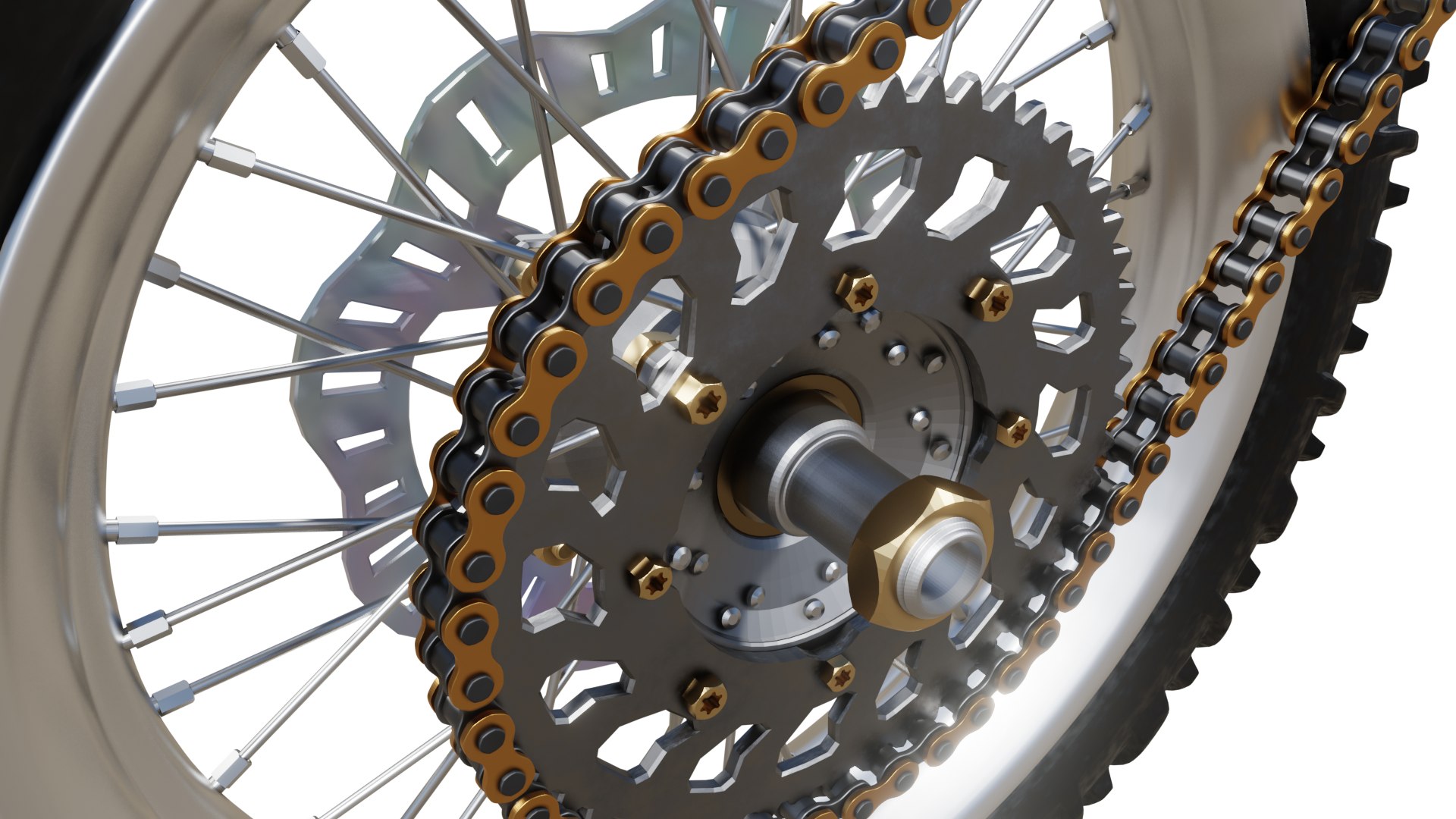 Motorcycle Drive Chain 3D Model TurboSquid 1981996