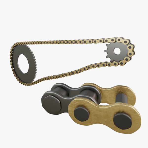 Motorcycle Drive Chain 3D model