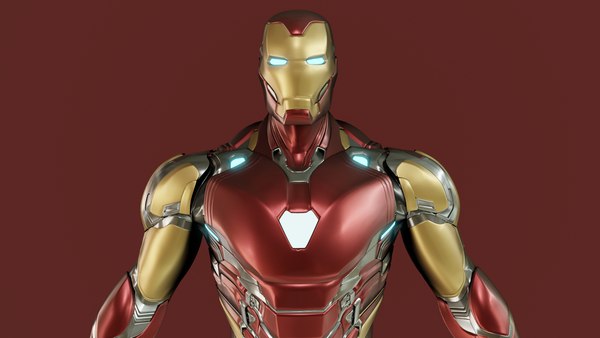 Iron Man Mark-85 Rigged model