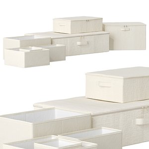 3D Foldable Cotton Storage Box and Organizer ZARA HOME
