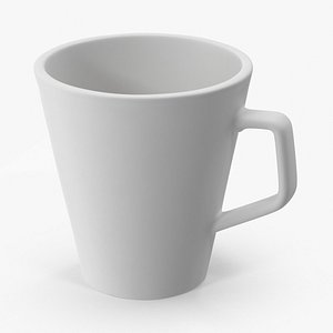 Coffee Cup 02 White Empty