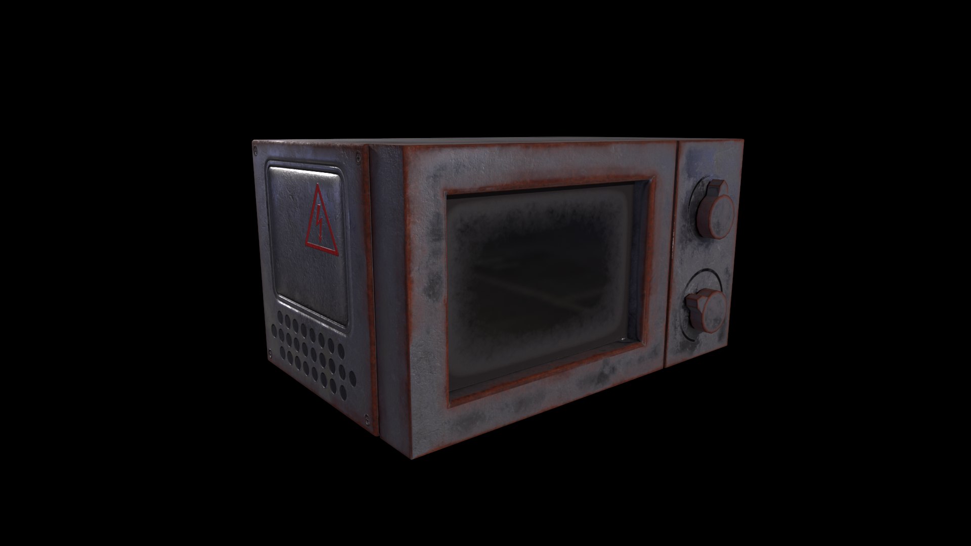 3D Microwave PBR Low-poly 3D model model - TurboSquid 1791522
