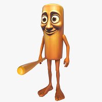 tung tung tung sahur 3d model