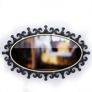 art - deco mirror 3d max