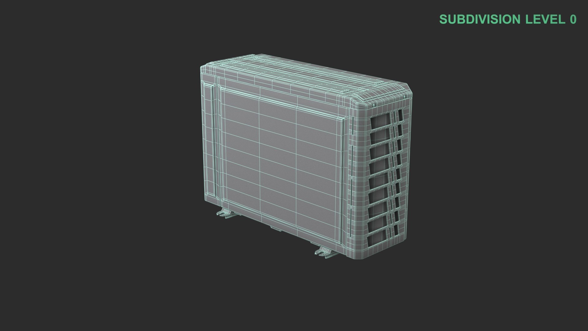 Outdoor AC Unit 3D Model - TurboSquid 2346866