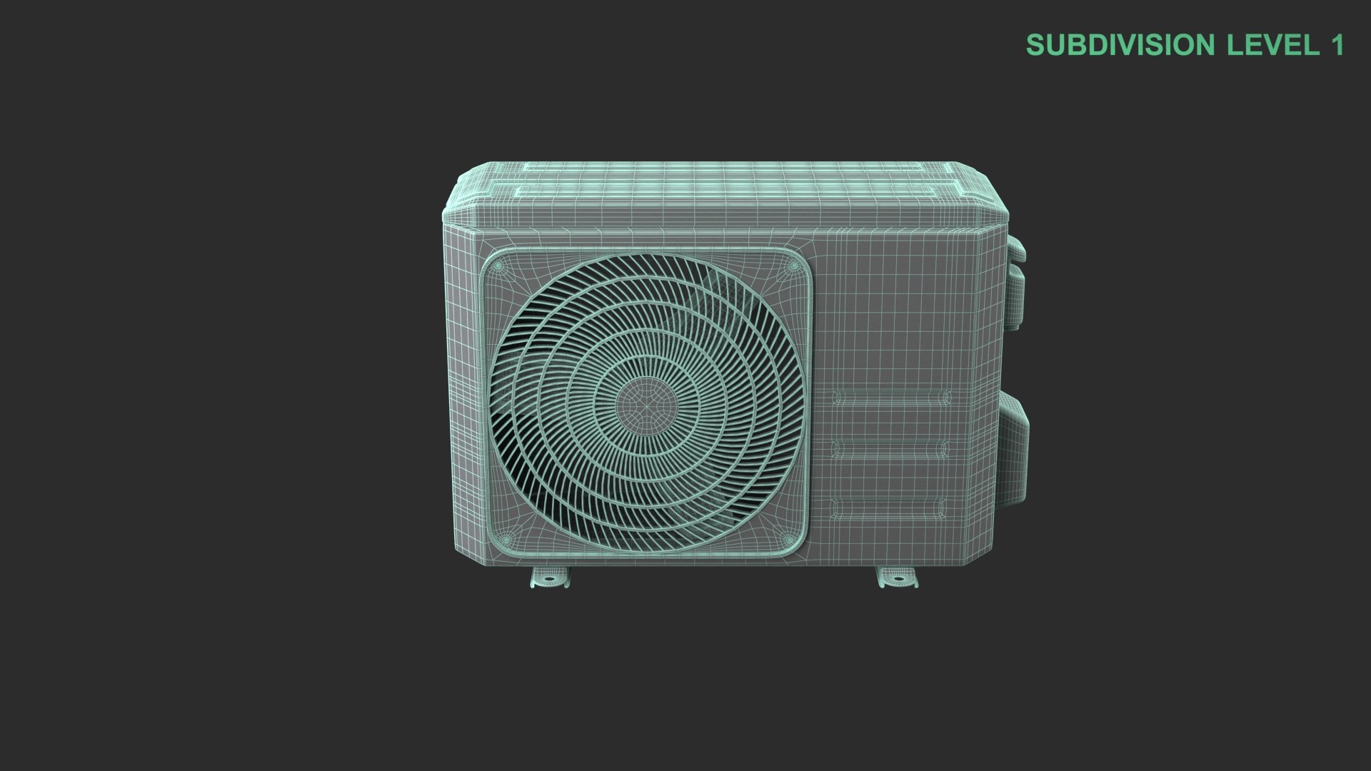 Outdoor AC Unit 3D Model - TurboSquid 2346866