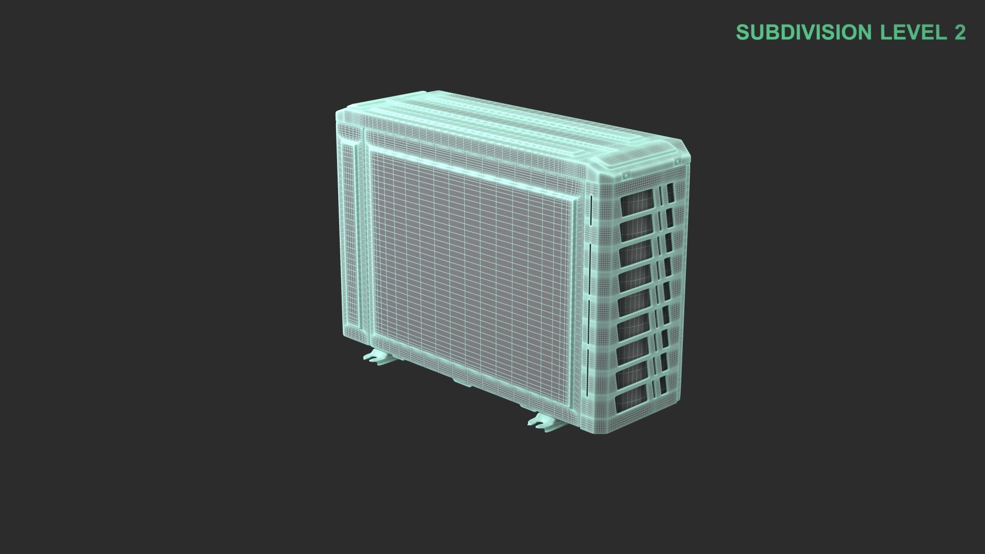 Outdoor AC Unit 3D Model - TurboSquid 2346866
