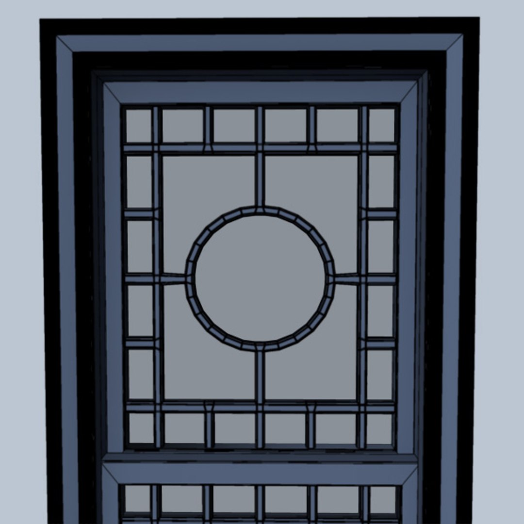 queen window 3d model
