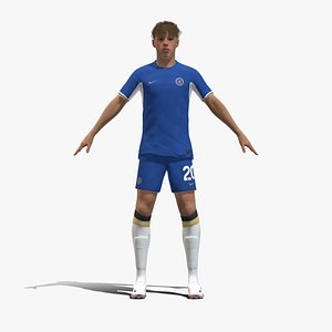 3D Rigged Cole Palmer Chelsea 2024 model