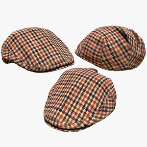 3D Flat Cap model