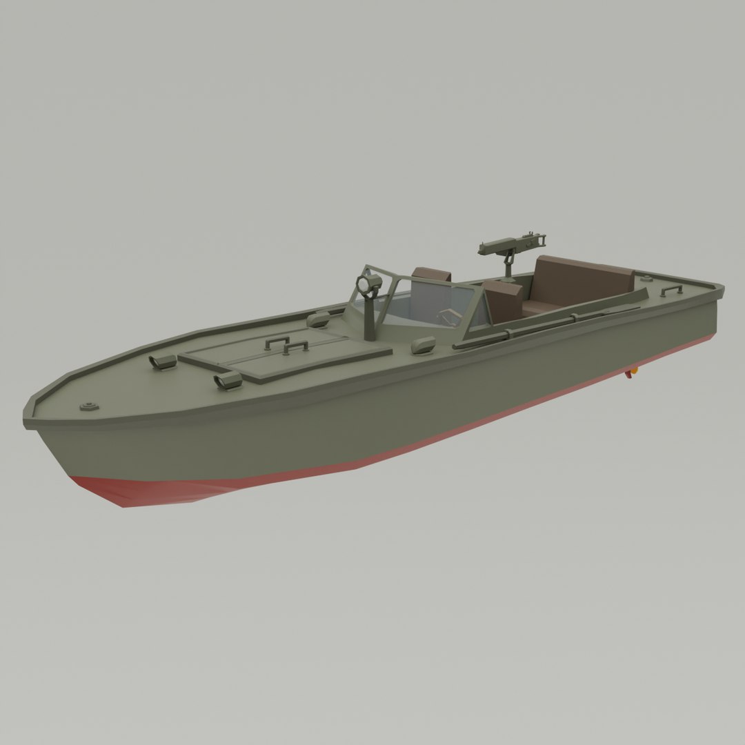 3D PG-117 Soviet Landing Boat - TurboSquid 2221846