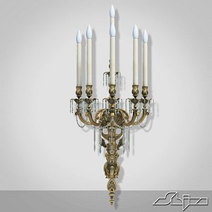 wall candlestick bertolini 2 3d model