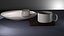 3D Collection Tableware set - plate, mug, bowl-