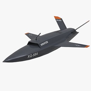 3D XQ-58 Valkyrie model