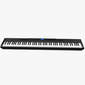 3D digital piano keyboard