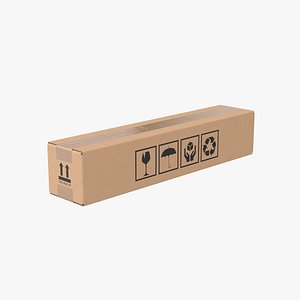 Cardboard Box 50x10x10 Closed