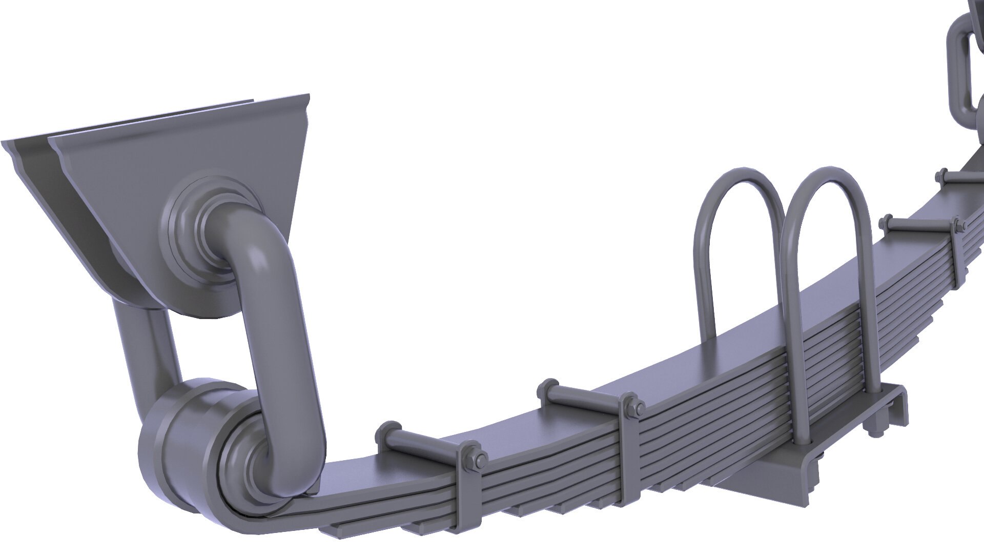 3D Suspension Leaf Spring Model TurboSquid 1578393