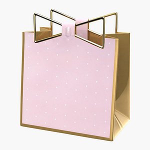 3D Hallmark Signature 7 Medium Gift Bag model