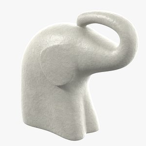 Elephant Sculpture 3D model