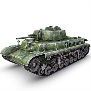 40m turan tank gun 3d model