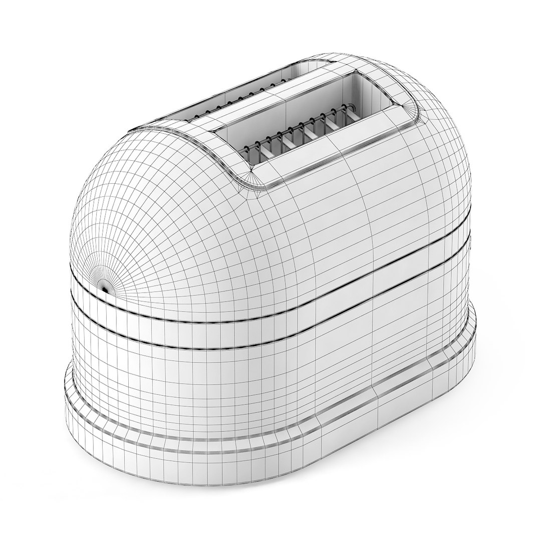 3d red toaster