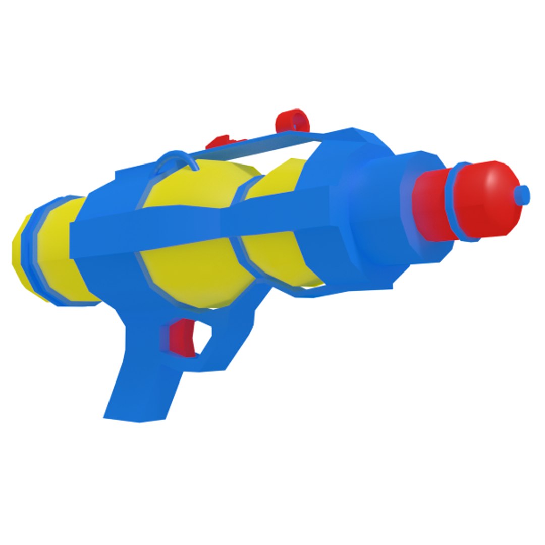 Water Gun Model - Turbosquid 1175035