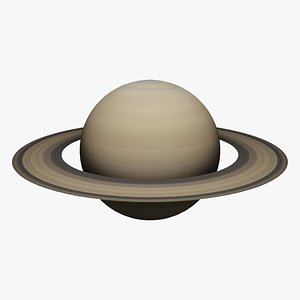 3D Saturn Planet model
