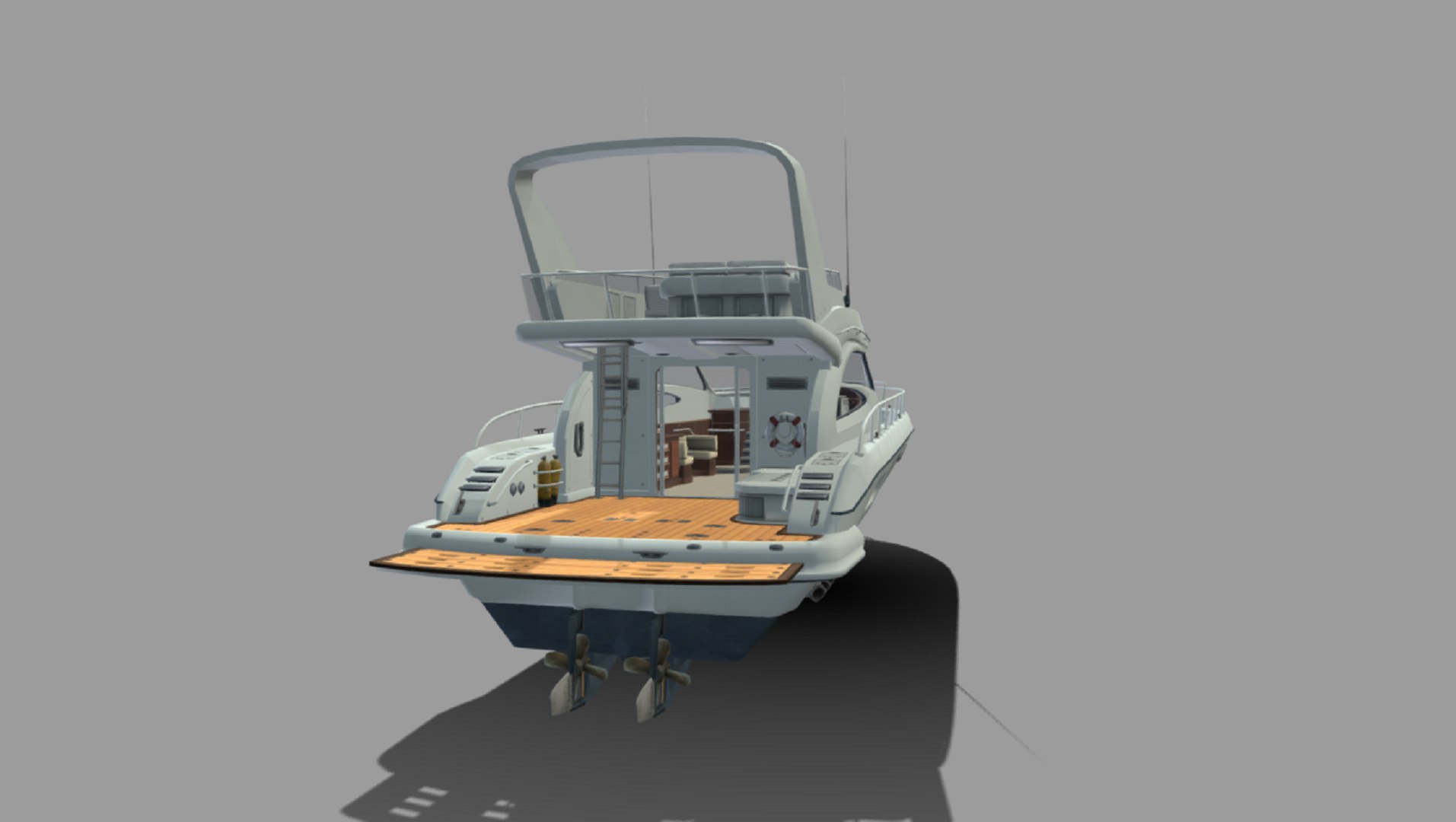 superyacht 3d model free