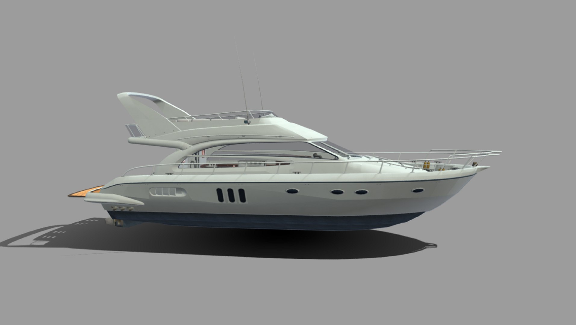 superyacht 3d model free