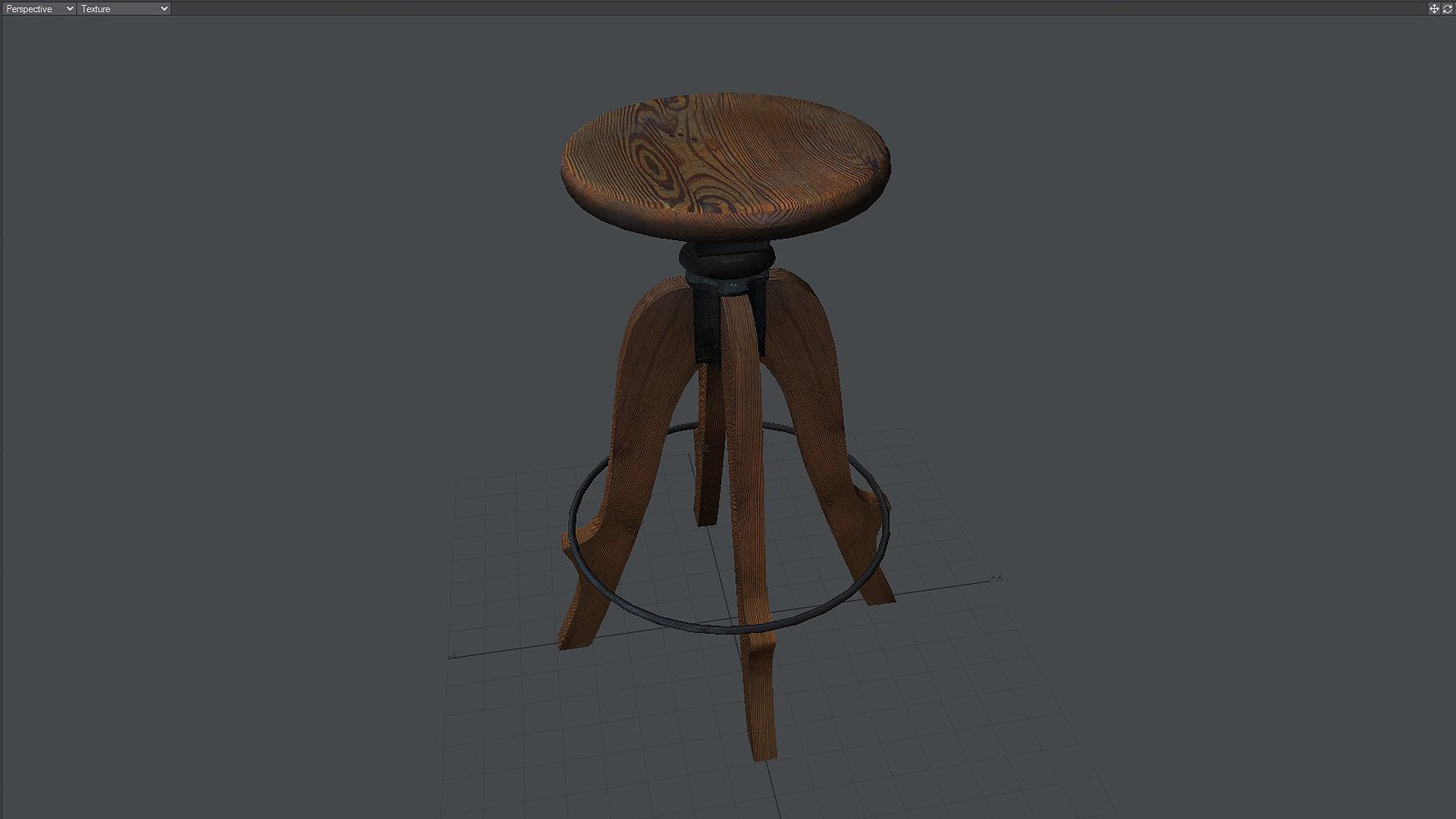 Wooden Stool 3D Model - TurboSquid 1952761