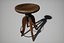 Tabouret en bois