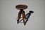 Tabouret en bois