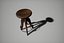 Tabouret en bois