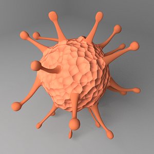 sars virus 3D model