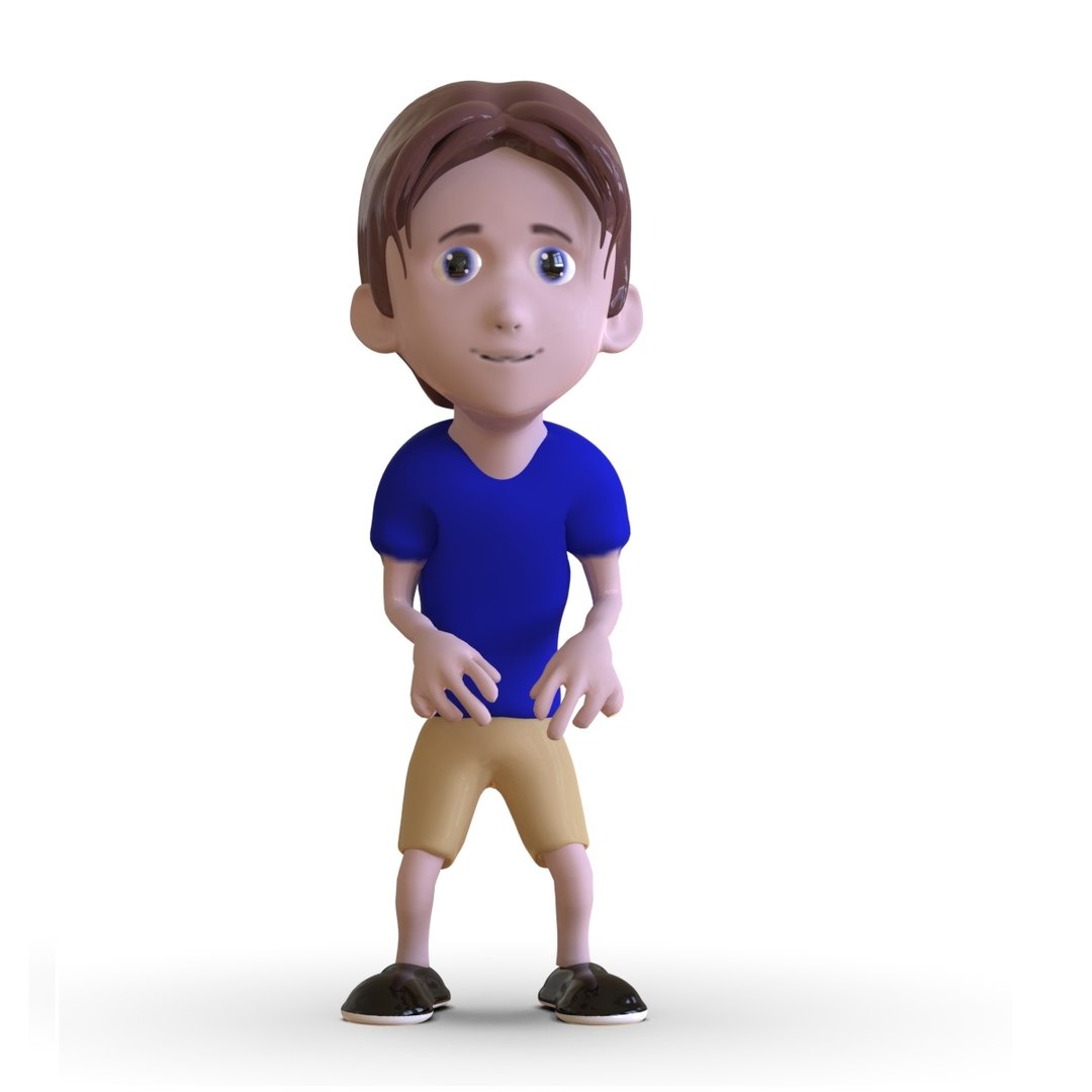 3d Boy Cartoon Model Turbosquid 2058309 0949