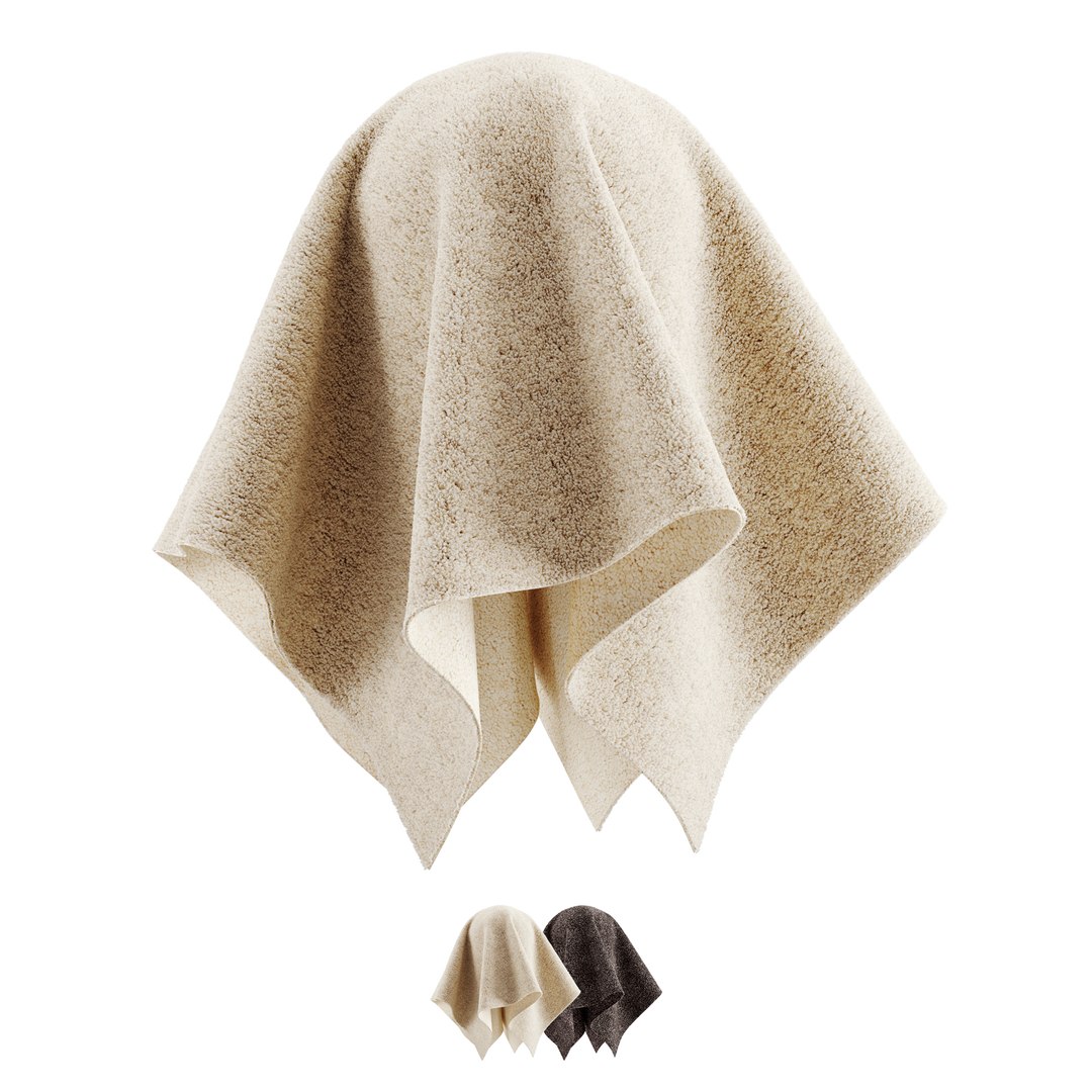 Bolia Textile Fur Vella Model TurboSquid 2016517