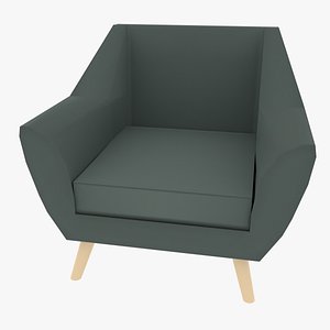 3D model Low Poly Sofa
