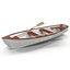 max rowing boat 4 modeled