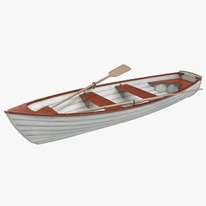 max rowing boat 4 modeled