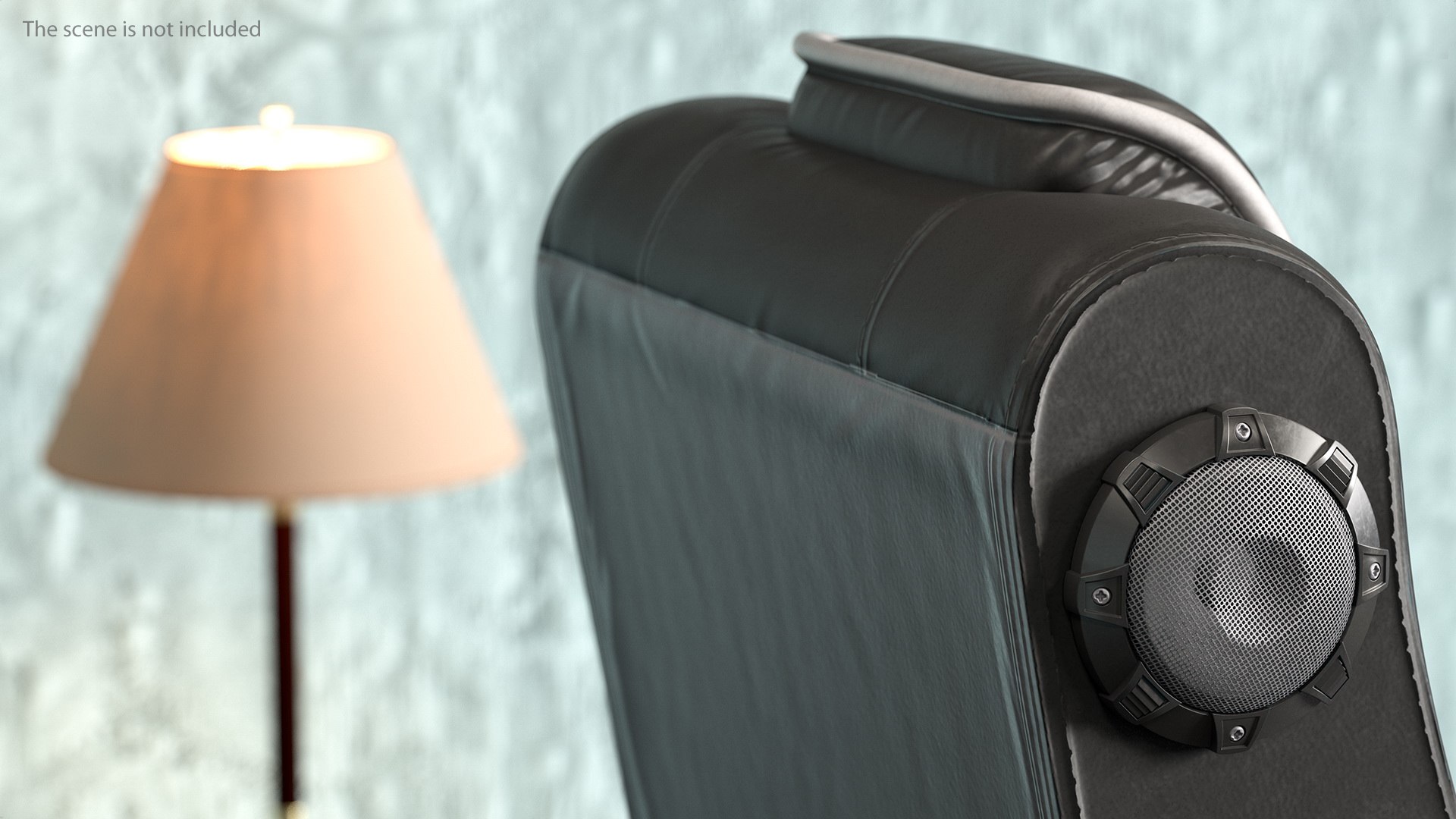 Gaming chair speakers 3D model TurboSquid 1590103
