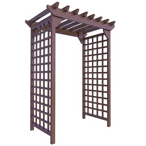 3D Garden Arbor 5 model