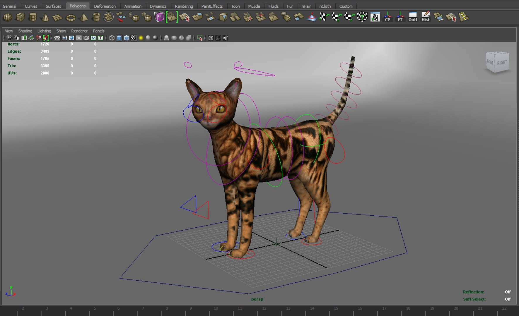 3D Cat Rigged Model - TurboSquid 1197575