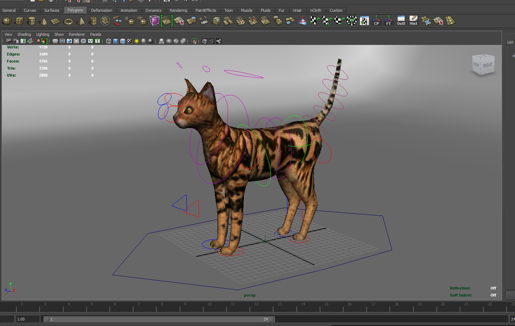 3D Cat Rigged Model - TurboSquid 1197575