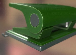 Hole Punch Basic Version Rigged And Animated