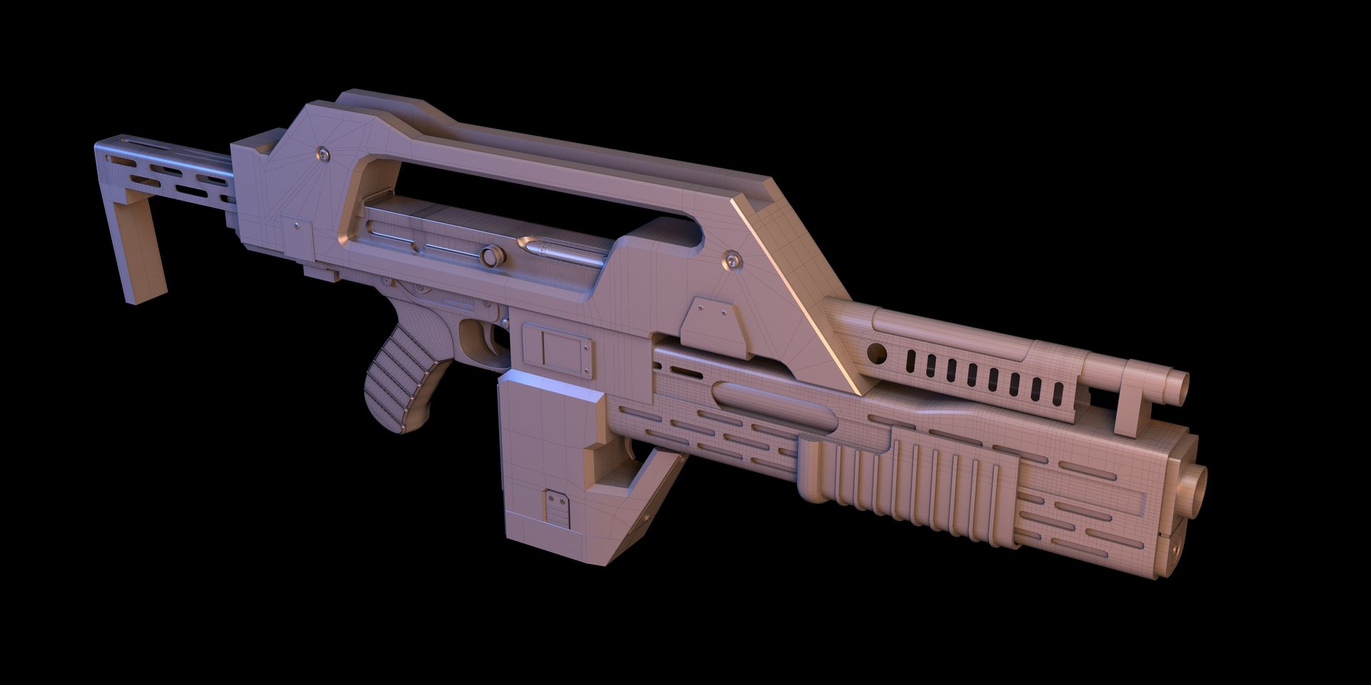 3D Model Armat M41a Pulse Rifle - TurboSquid 1629671