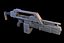 3D model armat m41a pulse rifle