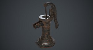 3D hand pump 2b model