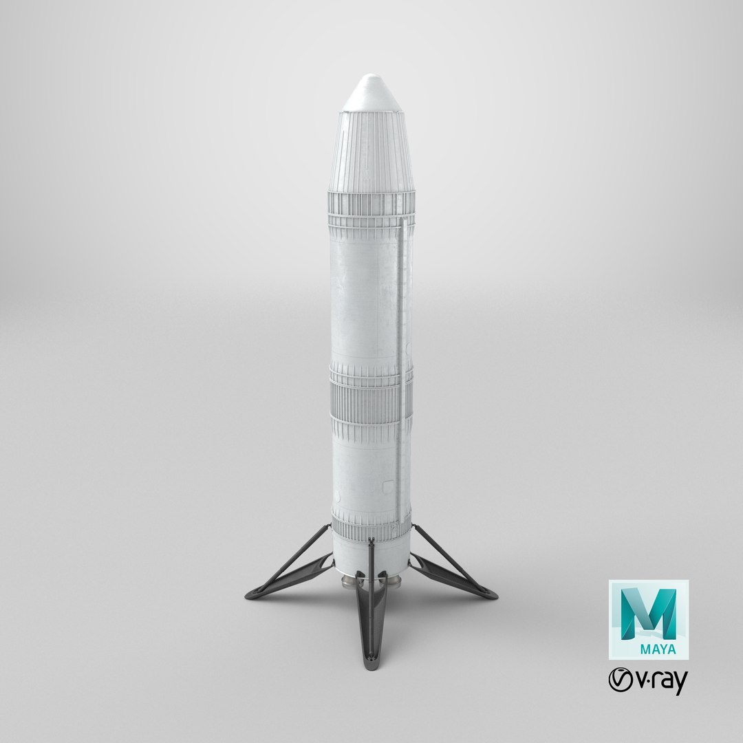Next Generation Space Rocket Standing Pose model https://p.turbosquid.com/ts-thumb/LP/YsCAfi/Ck/stemcell_maya_vray_render/png/1737124266/1920x1080/fit_q87/1988c4b5cf543594a67896555c6a2fe74052fc94/stemcell_maya_vray_render.jpg