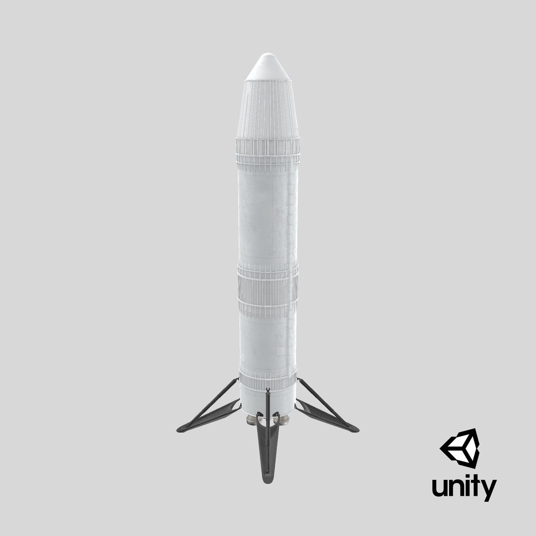 Next Generation Space Rocket Standing Pose model https://p.turbosquid.com/ts-thumb/LP/YsCAfi/xS/stemcell_unity_render/png/1737124275/1920x1080/fit_q87/2a0047a6766ec7836f8f093ff66ae91c31253f1f/stemcell_unity_render.jpg